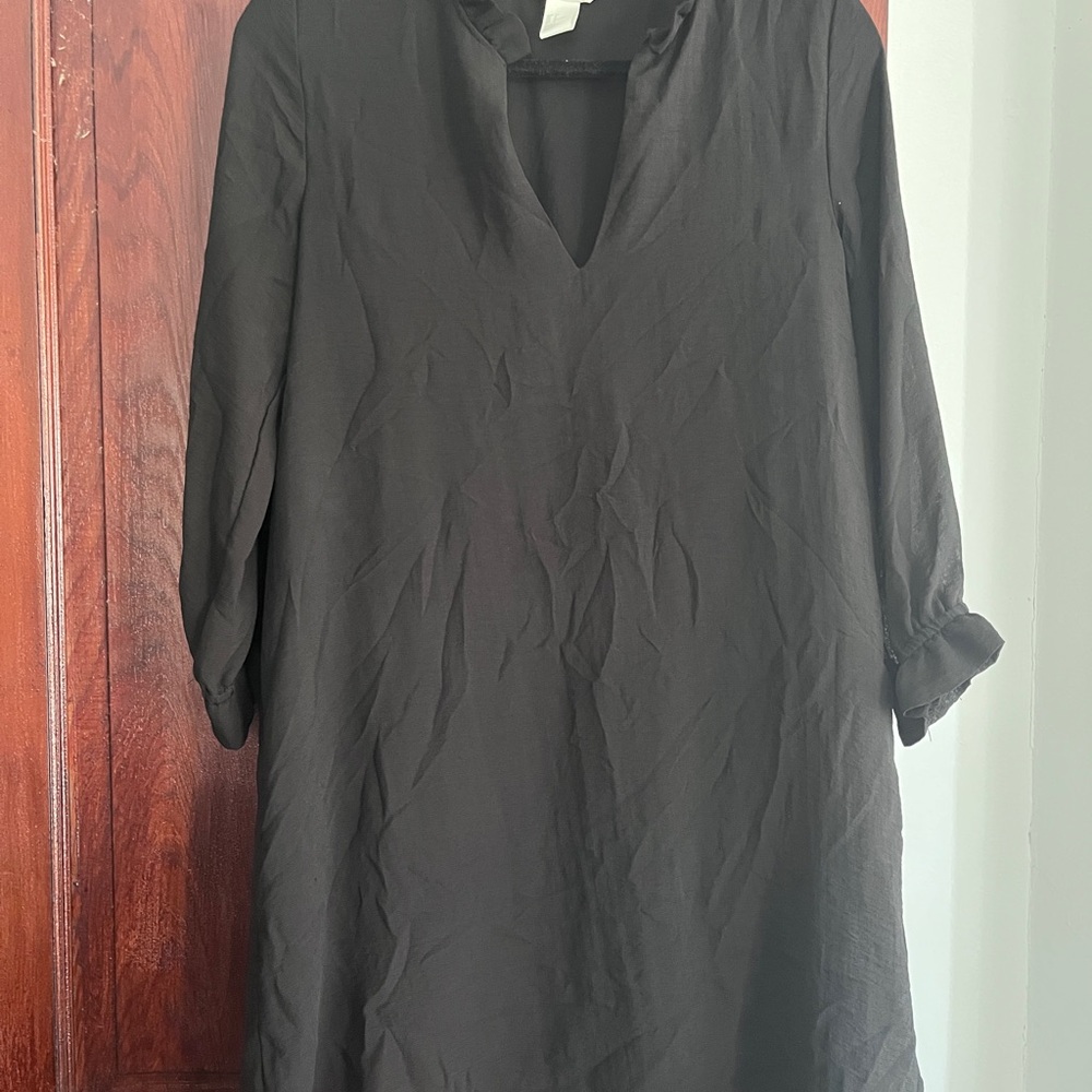 H&M Black Tunic Dress for Women